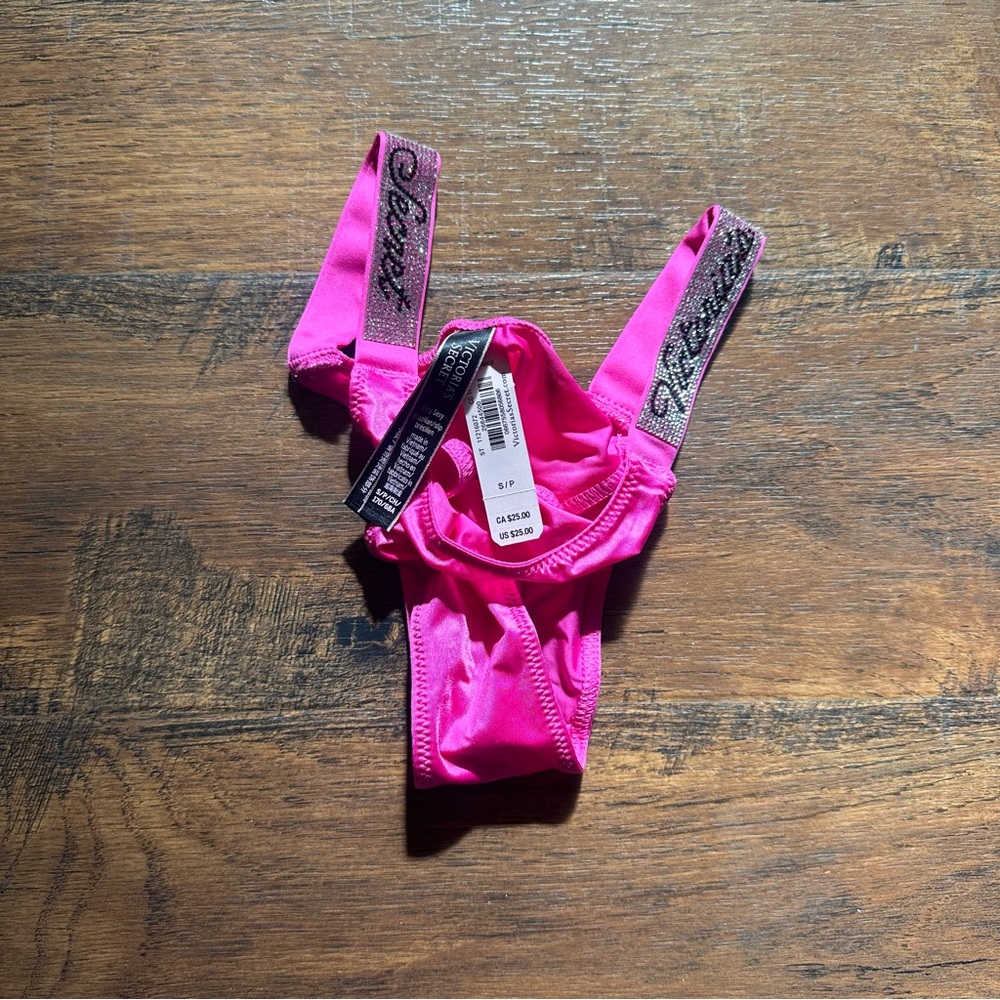 NEW Victoria’s Secret Bling Shine Strap Brazilian Panty - Picture 4 of 4